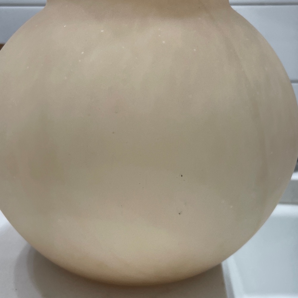 Anthropologie Frosted Glass Decorative Vase - Picture 6 of 8